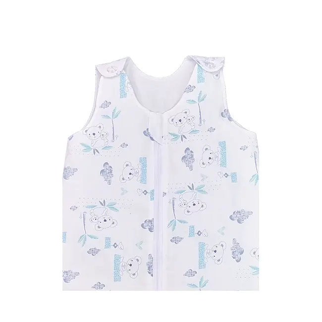 Sac de dormit copii, Somnorosul koala albastru, din bumbac, 95 cm, 1.5 tog KDEA9515KAB