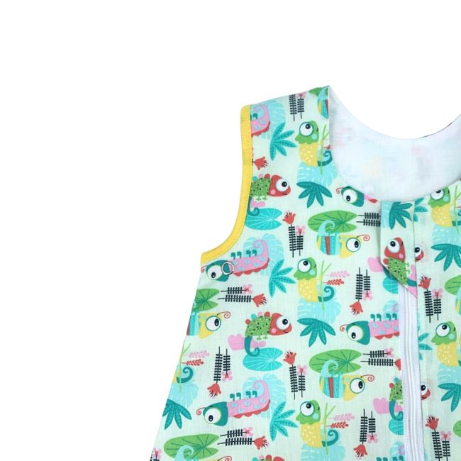 Sac de dormit copii, Tropical, din bumbac , 110 cm, 1.5 tog KDEV11015TROPIC