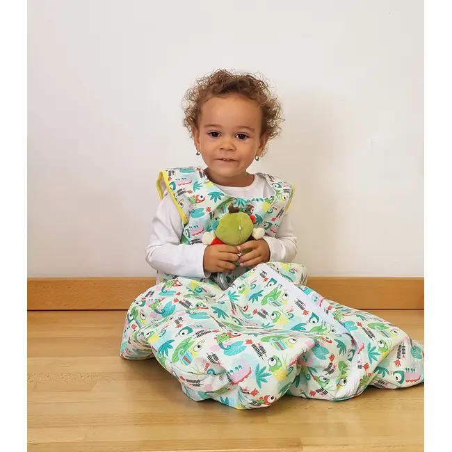 Sac de dormit copii, Tropical, din bumbac , 60 cm, 2.5 tog KDEP6025TROPIC