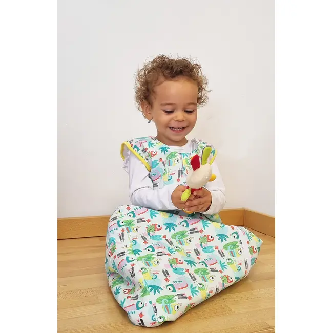 Sac de dormit copii, Tropical, din bumbac , 70 cm, 1.5 tog KDEV7015TROPIC