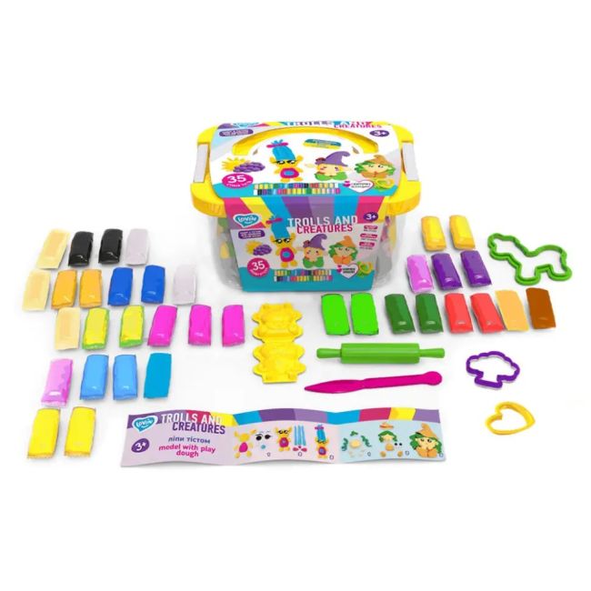 Set plastilina, Lovin&#039;Do - Trolls and Creatures KRTOK41220