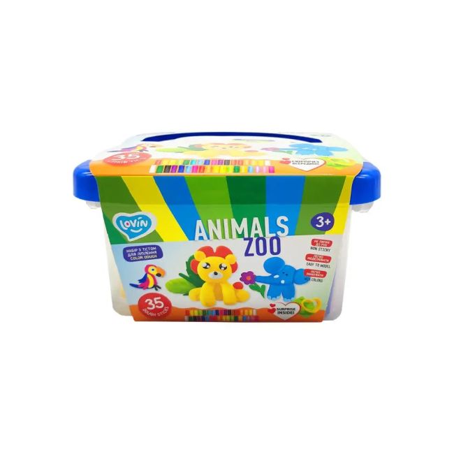 Set plastilina, Lovin&#039;Do - Zoo Animals KRTOK41221
