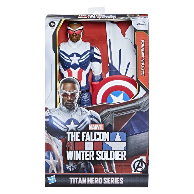 AVENGERS TITAN HERO FIGURINA CAPTAIN AMERICA SAM WILSON 30CM VIVF2075