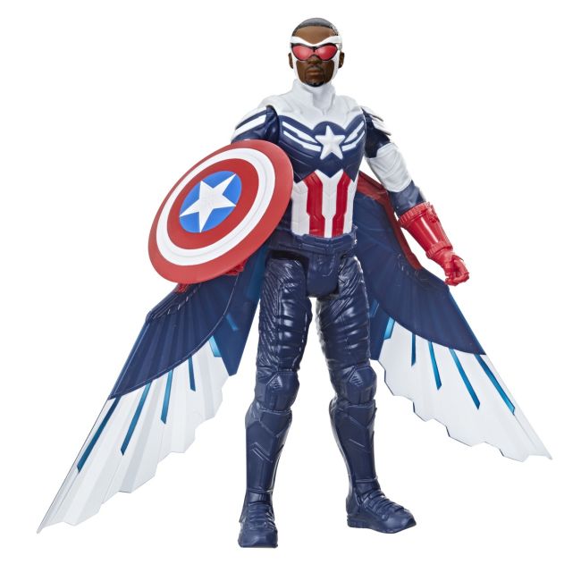 AVENGERS TITAN HERO FIGURINA CAPTAIN AMERICA SAM WILSON 30CM VIVF2075