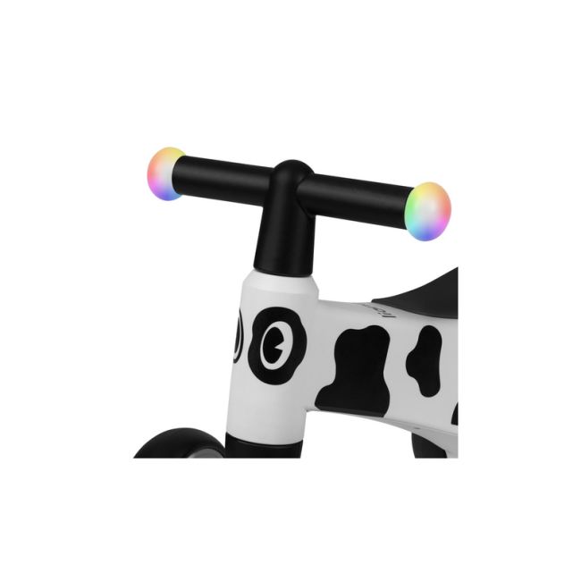 Lionelo - Bicicleta fara pedale, Sammy, Cu 4 roti, Din spuma EVA, Stabila, Manere moi, antiderapante, 12- 36 luni, Greutate maxima suportata 25 kg, Certificata EN 71-1:2014, EN 71-2:2011, EN 71-3:2019, Alb BYNLOE-SAMMY_WHITE