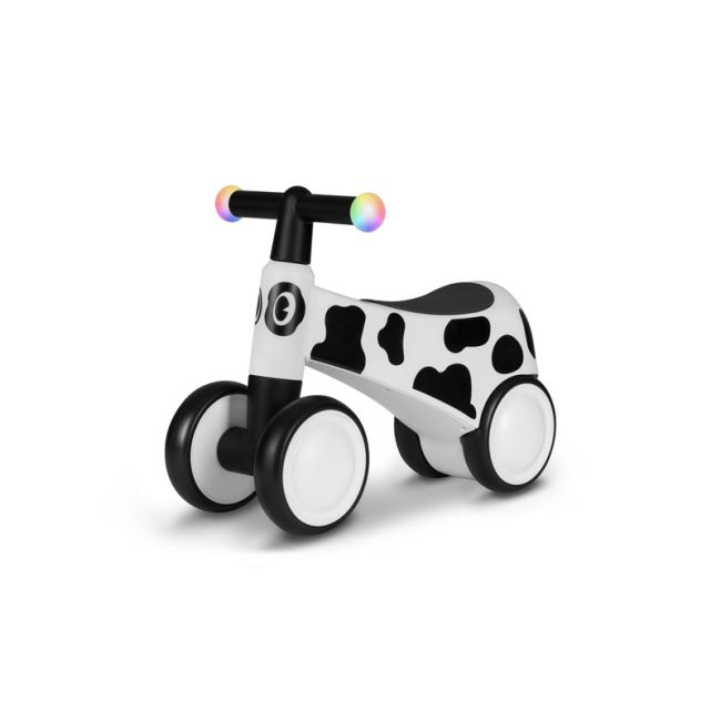 Lionelo - Bicicleta fara pedale, Sammy, Cu 4 roti, Din spuma EVA, Stabila, Manere moi, antiderapante, 12- 36 luni, Greutate maxima suportata 25 kg, Certificata EN 71-1:2014, EN 71-2:2011, EN 71-3:2019, Alb BYNLOE-SAMMY_WHITE