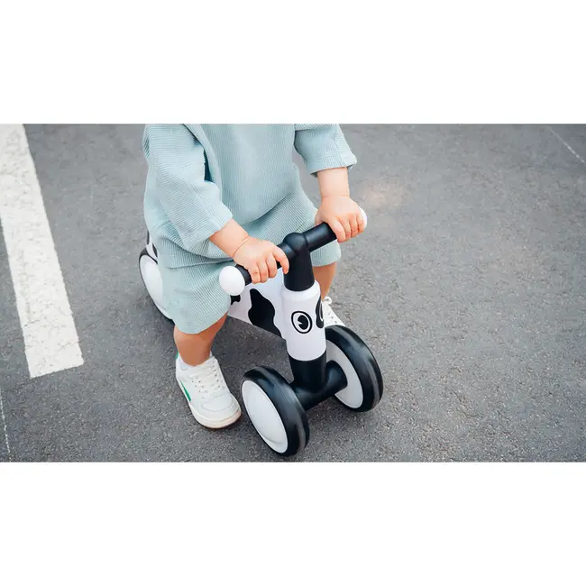 Lionelo - Bicicleta fara pedale, Sammy, Cu 4 roti, Din spuma EVA, Stabila, Manere moi, antiderapante, 12- 36 luni, Greutate maxima suportata 25 kg, Certificata EN 71-1:2014, EN 71-2:2011, EN 71-3:2019, Galben BYNLOE-SAMMY_YELLOW_HONEY