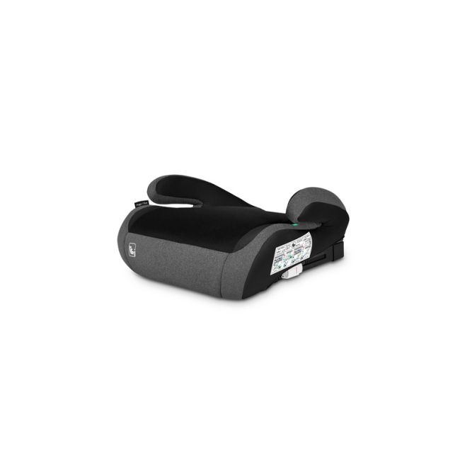 Lionelo - Scaun auto, Hugo i-Size, Universal, Orientare in directia sensului de mers, Reglabil, Conform standardului de securitate R129, 100-150 cm, 4-12 ani, Gri BYNLO-HUGO_I-SIZE_BLACK_GREY