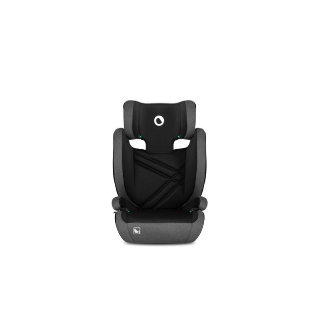 Lionelo - Scaun auto, Hugo i-Size, Universal, Orientare in directia sensului de mers, Reglabil, Conform standardului de securitate R129, 100-150 cm, 4-12 ani, Gri BYNLO-HUGO_I-SIZE_BLACK_GREY