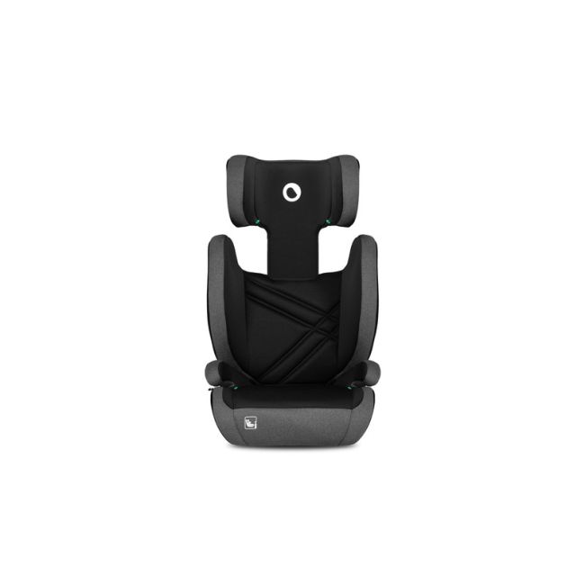 Lionelo - Scaun auto, Hugo i-Size, Universal, Orientare in directia sensului de mers, Reglabil, Conform standardului de securitate R129, 100-150 cm, 4-12 ani, Gri BYNLO-HUGO_I-SIZE_BLACK_GREY