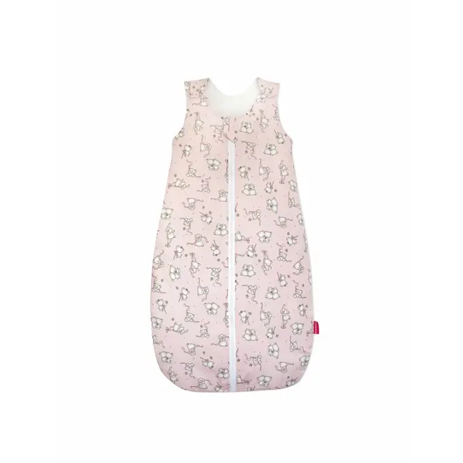 Sac de dormit copii, Loving Bear Pink, din bumbac, 70 cm, 1.5 tog KDEA7015LBP