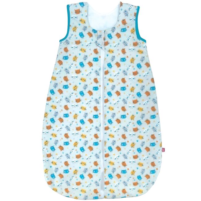 Sac de dormit copii, Miau Miau, din bumbac  , 130 cm, 2.5 tog KDEP13025MIAU