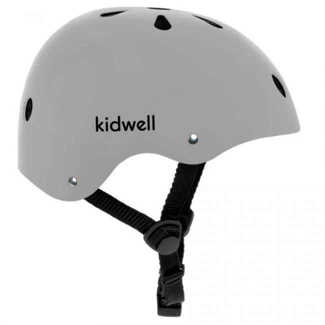 Casca de protectie pentru copii kidwell orix ii, marimea m 52-56 cm - grey mat edeedikaskori07a2