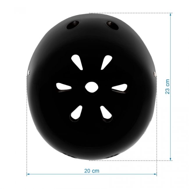 Casca de protectie pentru copii kidwell orix ii, marimea s 48-52 cm - black edeedikaskori05a1