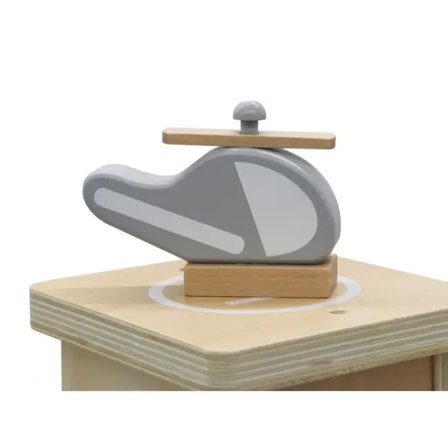 Garaj tip parcare, din lemn, pentru masinute cu lift si masinute ecotoys w04b047b edeediw04b047b