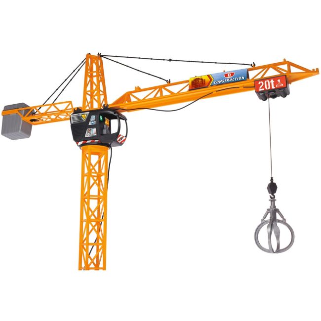 Jucarie dickie toys macara mega crane 120 cm cu telecomanda hubs201139012