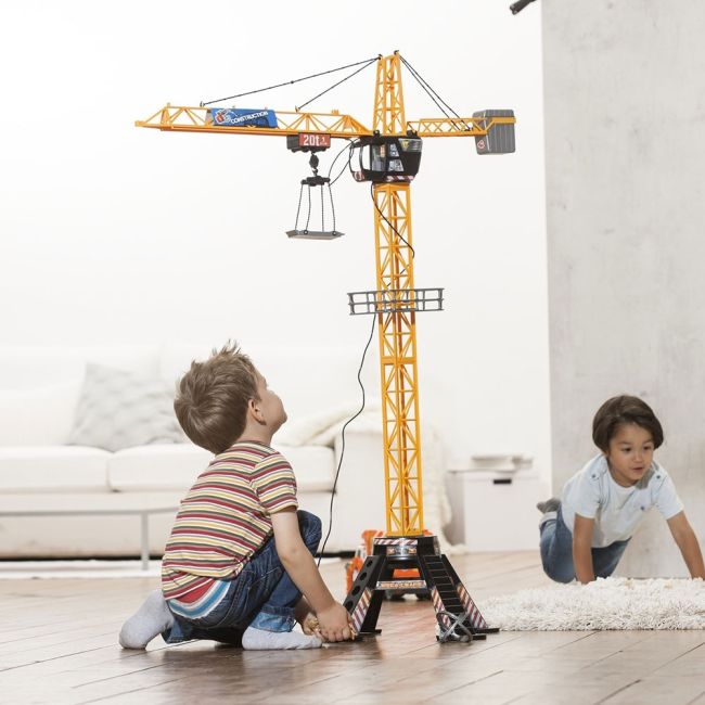 Jucarie dickie toys macara mega crane 120 cm cu telecomanda hubs201139012