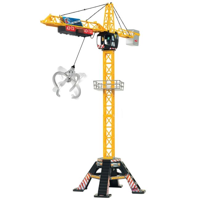 Jucarie dickie toys macara mega crane 120 cm cu telecomanda hubs201139012