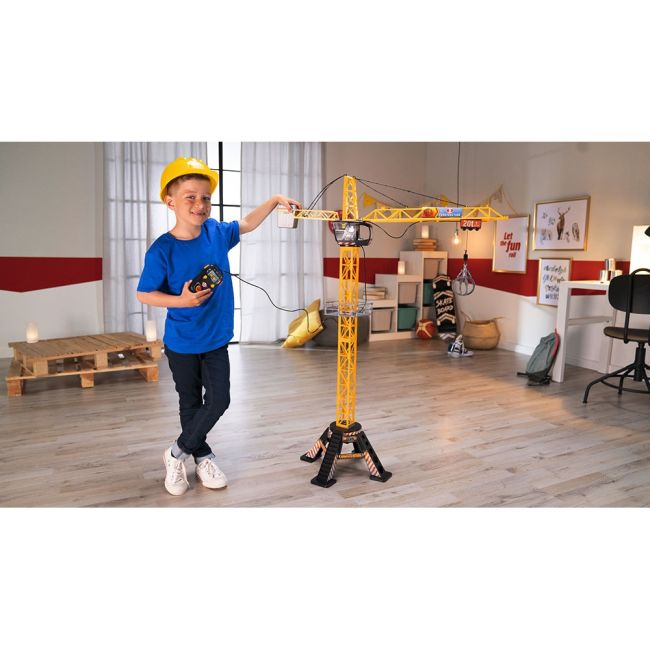 Jucarie dickie toys macara mega crane 120 cm cu telecomanda hubs201139012