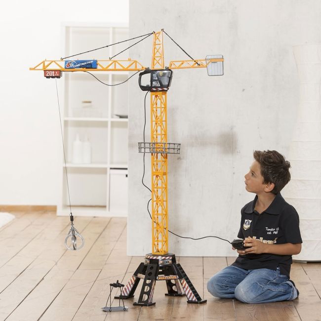 Jucarie dickie toys macara mega crane 120 cm cu telecomanda hubs201139012