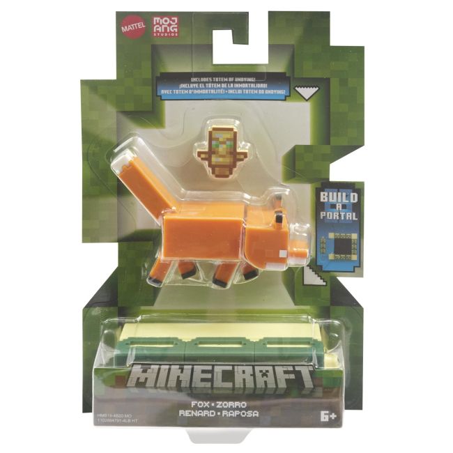 MINECRAFT CRAFT A BLOCK FIGURINA STRONGHOLD FOX 8CM VIVMTGTP08_HMB19