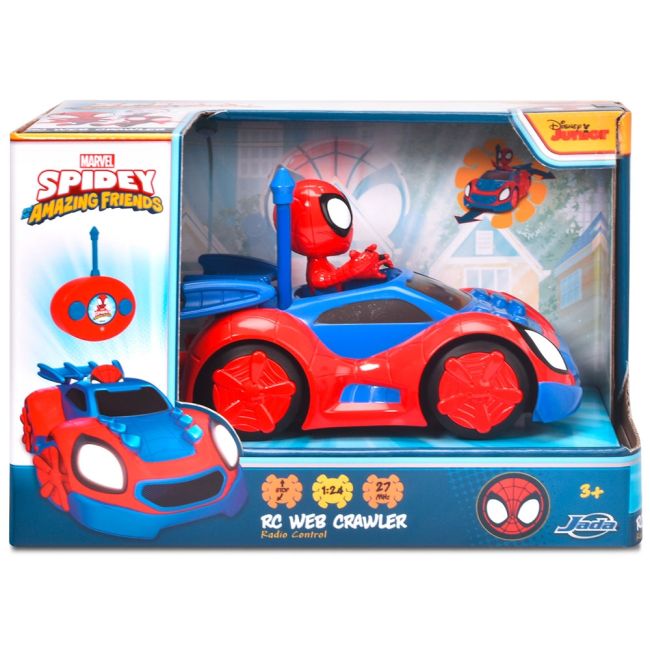 Masina jada toys rc spidey web crawler 1:24 17 cm cu telecomanda hubs203223000