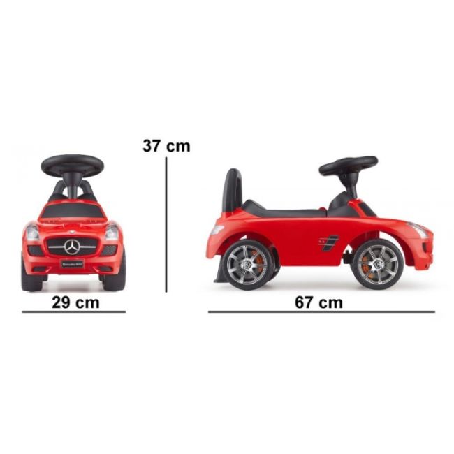 Masinuta de impins mercedes benz sls amg – rosu edeedi332red