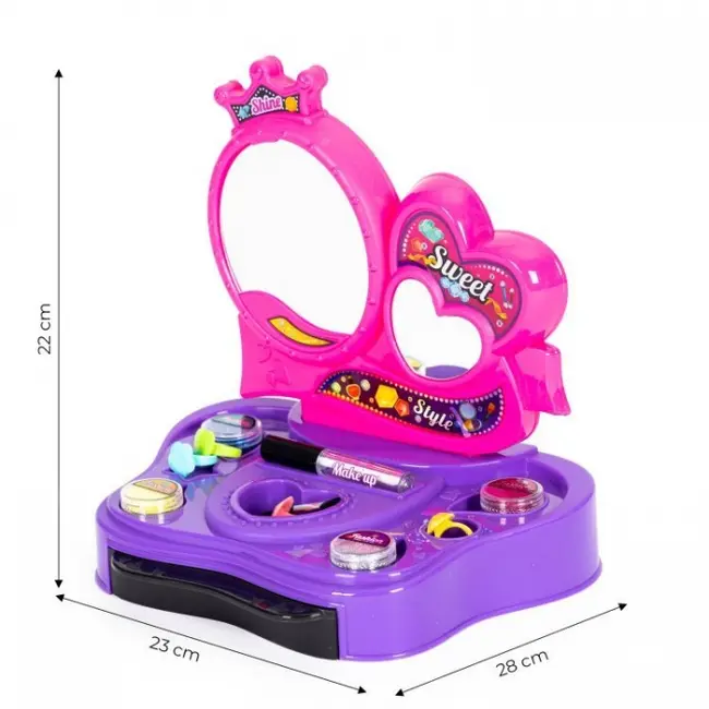 Masuta cu accesorii pentru make-up si tatuaje ecotoys hc577340 edeedihc577340