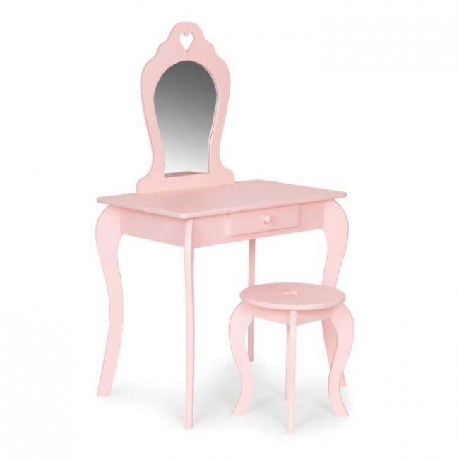 Masuta de toaleta pentru copii 43 x 65 x 110 cm ecotoys fh-kf200011 - roz edeedifh-kf200011-pink