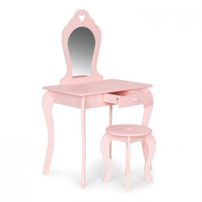 Masuta de toaleta pentru copii 43 x 65 x 110 cm ecotoys fh-kf200011 - roz edeedifh-kf200011-pink