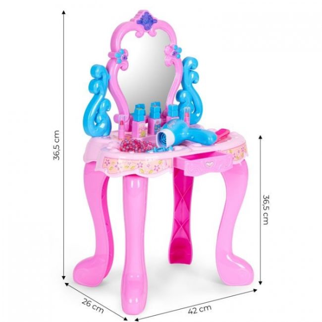 Masuta pentru make-up cu 13 elemente ecotoys hc198786 edeedihc198786