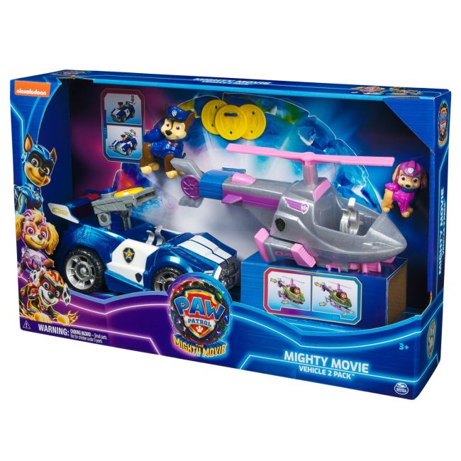 PATRULA CATELUSILOR MIGHTY MOVIE SET 2 VEHICULE VIV6068153