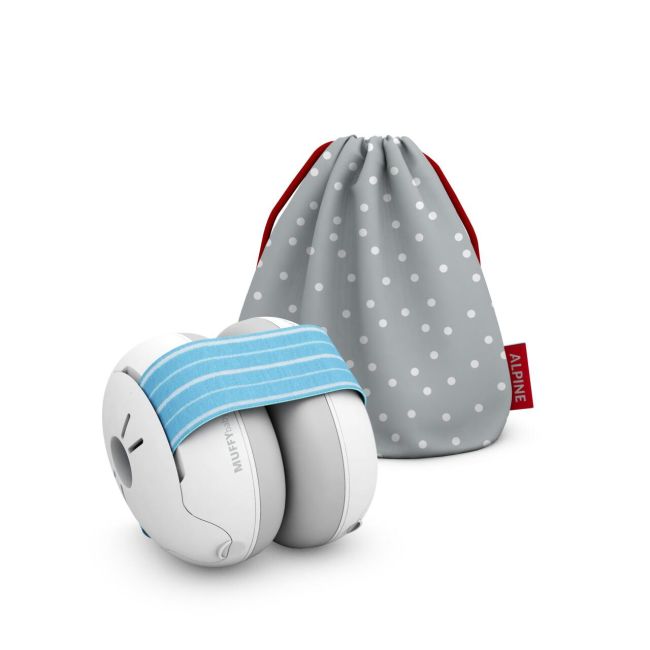 PRODUS RESIGILAT - Casti antifonice pentru bebelusi ALPINE Muffy Baby Blue ALP24944