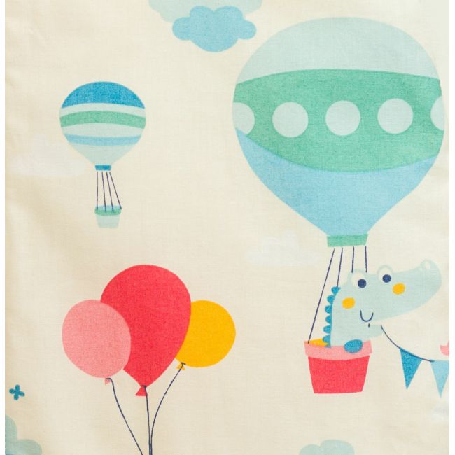 Sac de dormit copii, Balonase, din bumbac, 60 cm, 1,5 tog KDEA6015B