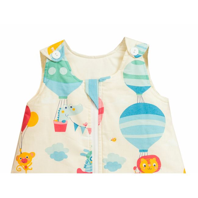 Sac de dormit copii, Balonase, din bumbac, 60 cm, 1,5 tog KDEA6015B