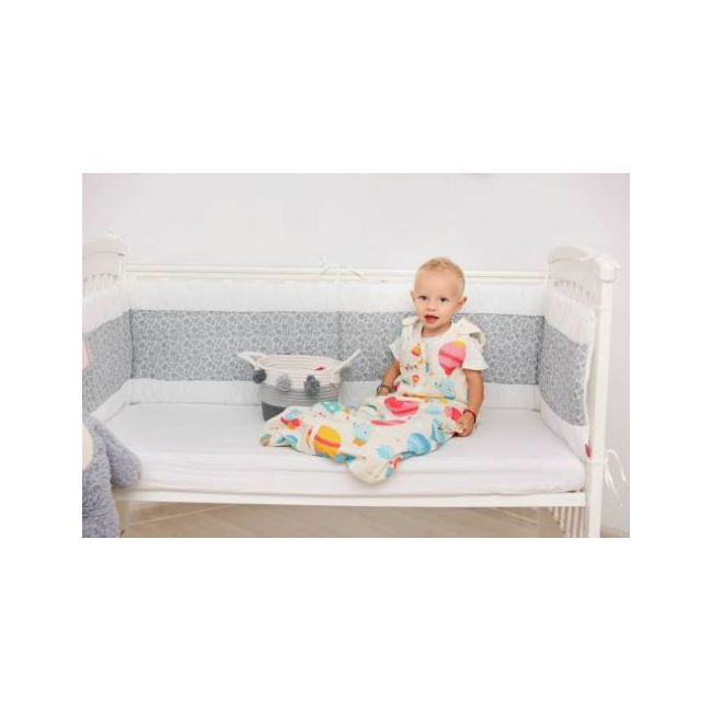 Sac de dormit copii, Balonase, din bumbac, 60 cm, 1,5 tog KDEA6015B