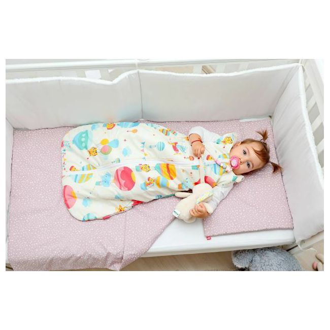 Sac de dormit copii, Balonase, din bumbac, 60 cm, 1,5 tog KDEA6015B