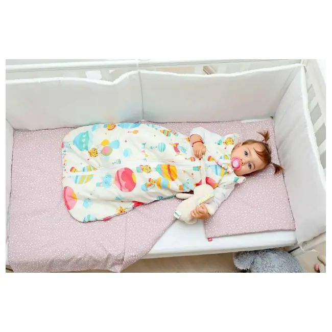 Sac de dormit copii, Balonase, din bumbac, 60 cm, 1,5 tog KDEA6015B