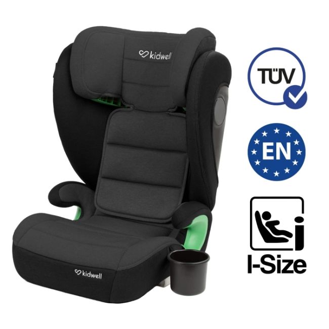 Scaun auto cu isofix 15-36 kg kidwell weston - grey black edeedifosawes04a0