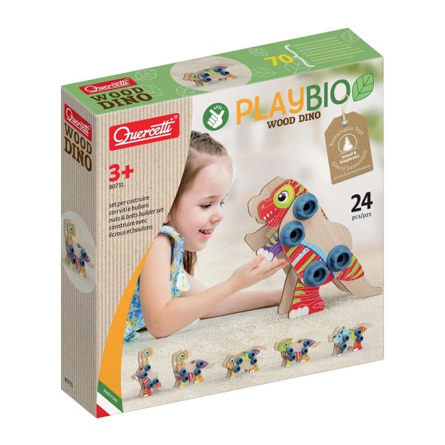 Set constructie dinozauri Quercetti Bio ERFQ80731