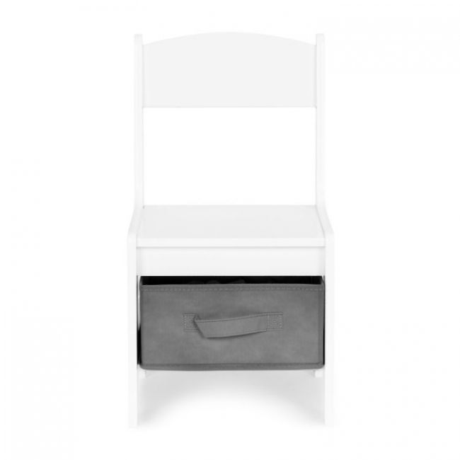 Set de masa cu doua scaune pentru copii ecotoys fh-kr200010 edeedifh-kf200010-white