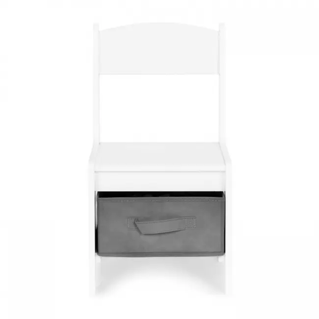 Set de masa cu doua scaune pentru copii ecotoys fh-kr200010 edeedifh-kf200010-white