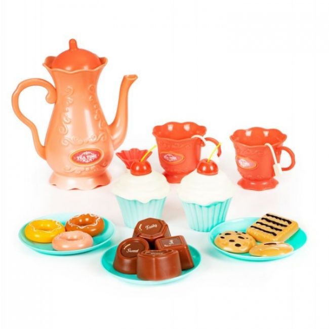 Set tort aniversar cu accesorii, 82 de elemente, ecotoys hc417716 edeedihc417716