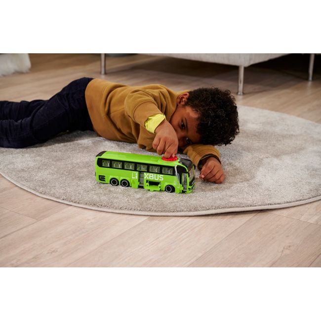Autobuz dickie toys man lion's coach 26,5 cm flixbus verde hubs203744015