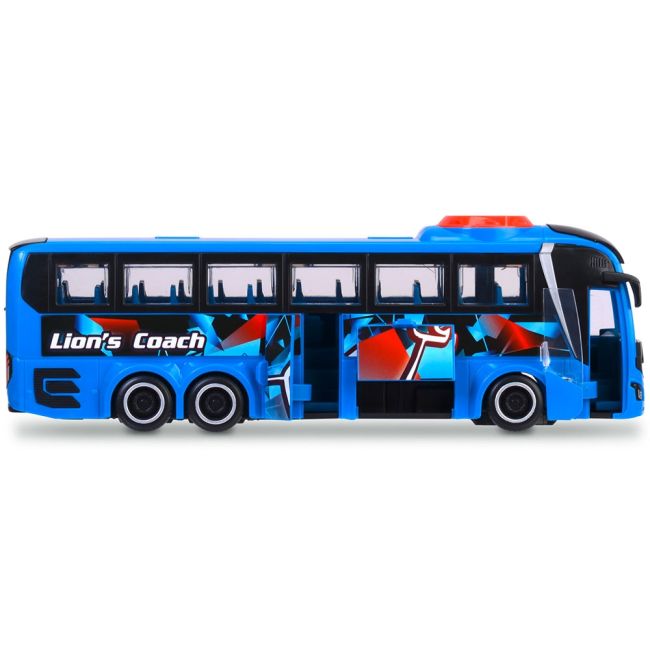 Autobuz dickie toys man lion's coach 26,5 cm albastru hubs203744017