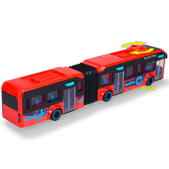 Autobuz dickie toys volvo city bus 40 cm rosu hubs203747015