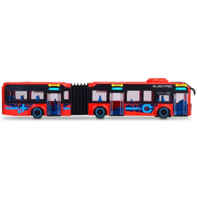 Autobuz dickie toys volvo city bus 40 cm rosu hubs203747015