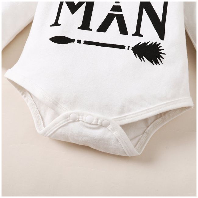 Compleu pentru baietei - little man (marime disponibila: 3-6 luni (marimea 18 incaltaminte)) li622-r1.3-6 luni (marimea 18 incaltaminte)