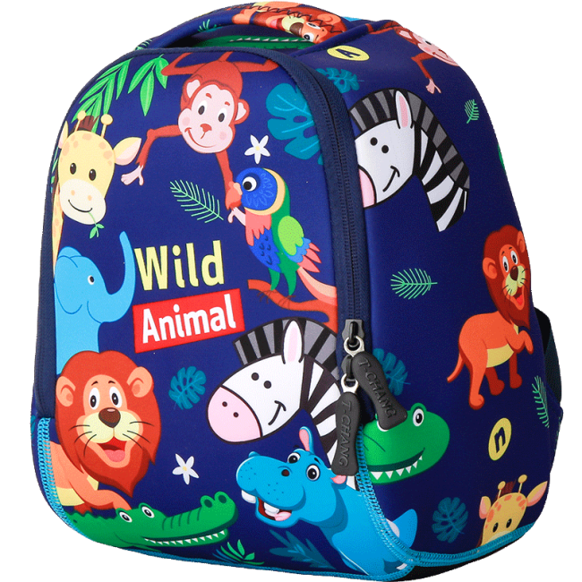 Ghiozdan gradinita copii - in jungla