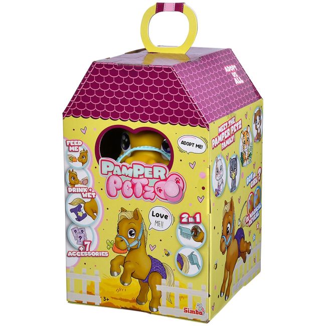 Jucarie simba pamper petz pony 24 cm cu accesorii hubs105950009